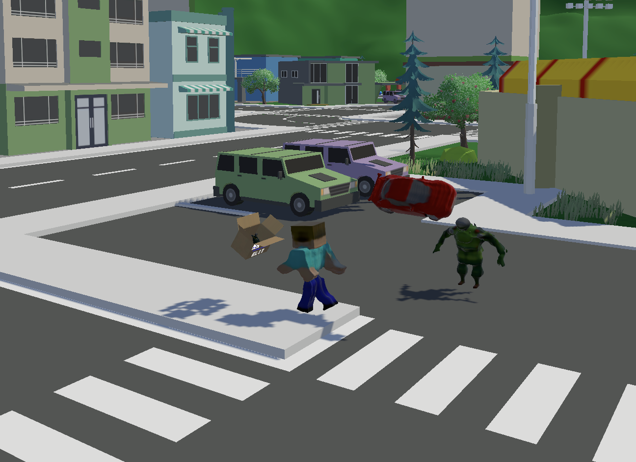 In-game view of the Guesser role navigating the map and reading clues.